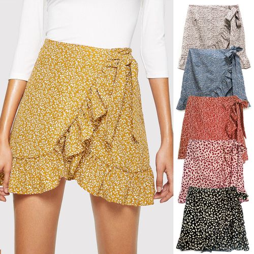 Lace Up Bandage Short Skirt - musthaveskirts - Modalova