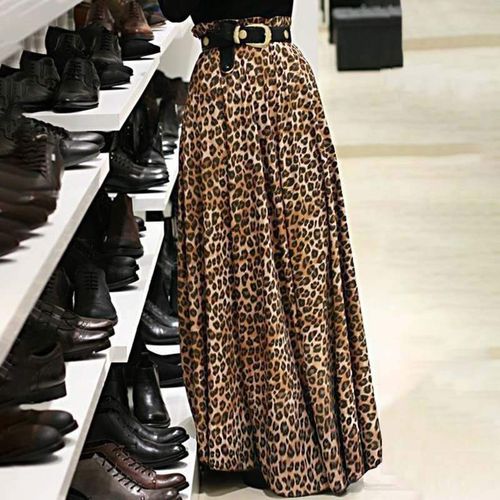 Women Leopard Print Maxi Skirts - musthaveskirts - Modalova