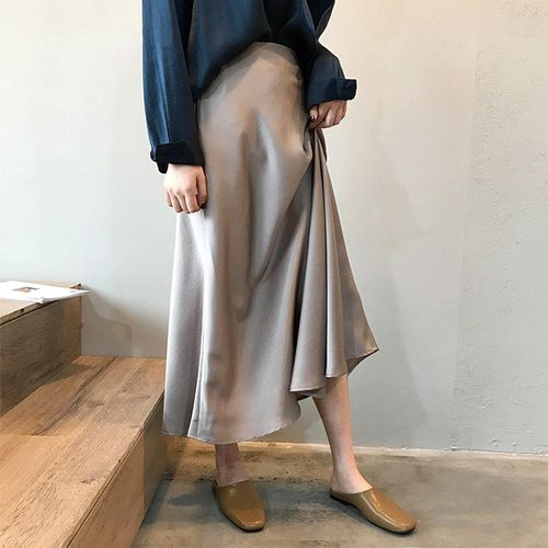 Zipper Hip Wrapped Fishtail Skirt - musthaveskirts - Modalova