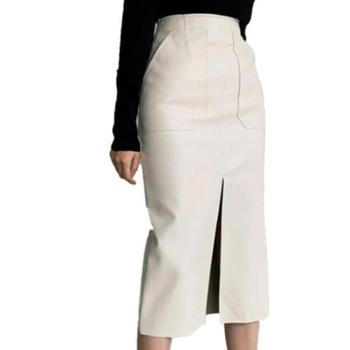 Women PU Leather ol Skirts - musthaveskirts - Modalova