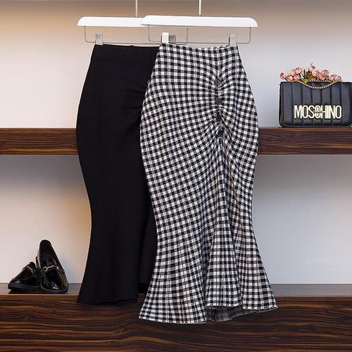 Wool Warm Long Skirt - musthaveskirts - Modalova