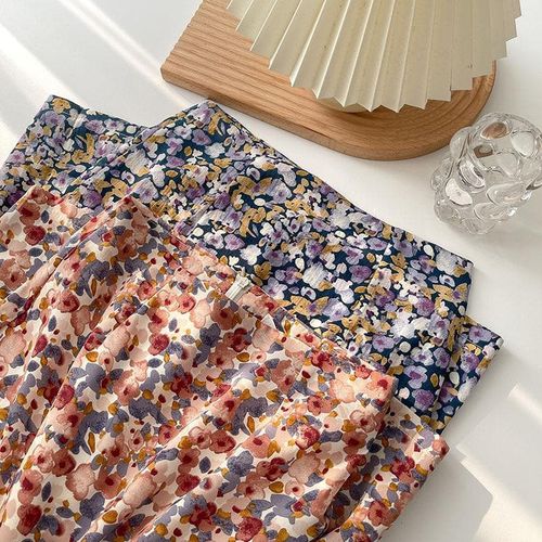 Summer Loose Flower Long Skirt - musthaveskirts - Modalova