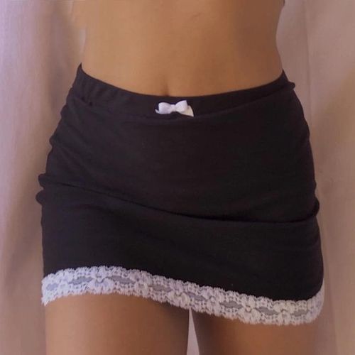 Sweet Bow Lace Skirt - musthaveskirts - Modalova