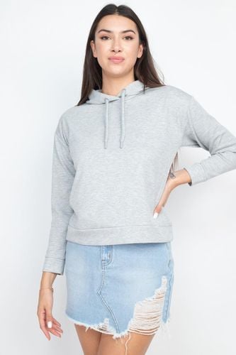 Self-tie Drawstrings Hoodie - KandyKouture - Modalova