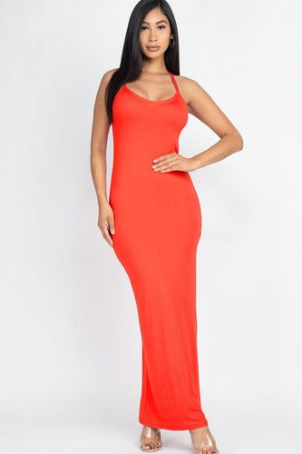 Racer Back Maxi Dress - KandyKouture - Modalova