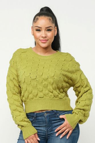 Checker Sweater Top - KandyKouture - Modalova