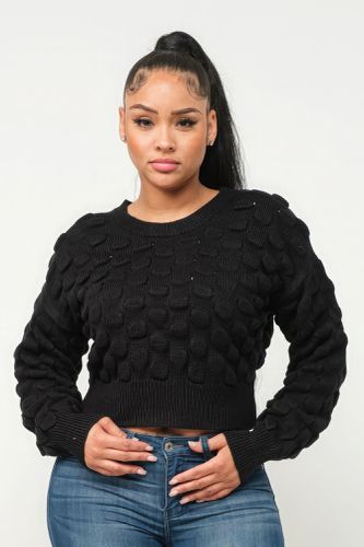 Checker Sweater Top - KandyKouture - Modalova