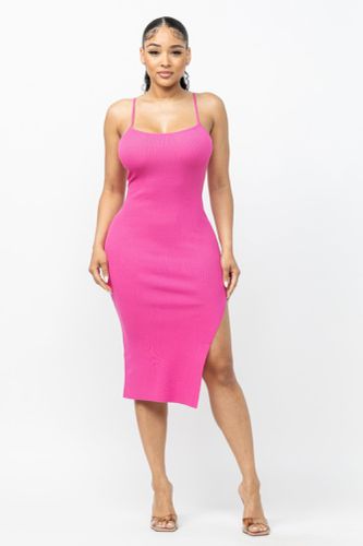 Side Slit Cami Dress - KandyKouture - Modalova