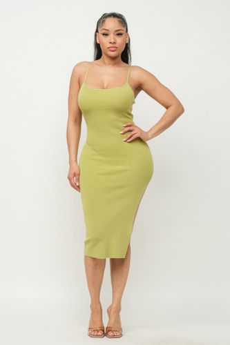 Side Slit Cami Dress - KandyKouture - Modalova