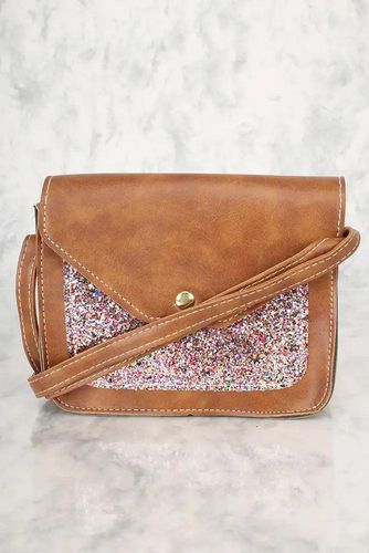 Sexy Camel Sequins Small Shoulder Handbag - Kandy Kouture - Modalova