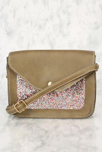 Sexy Olive Sequins Small Shoulder Handbag - Kandy Kouture - Modalova