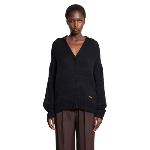 Cashmere Silk V-Neck Sweater - TOM FORD - Modalova