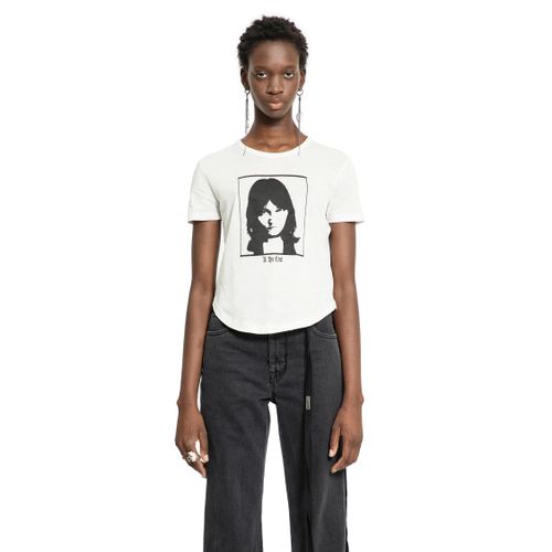 Georgette ''Till The End'' Micro T-Shirt - ANN DEMEULEMEESTER - Modalova