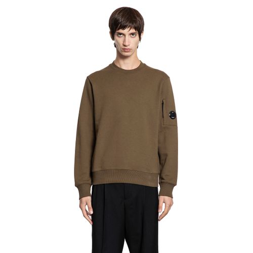 Diagonal Raised Fleece Lens Sweatshirt - C.P. COMPANY - Modalova