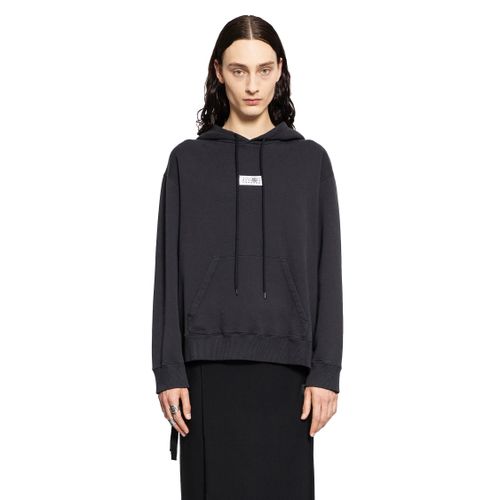 Hooded sweatshirt with logo - MM6 MAISON MARGIELA - Modalova