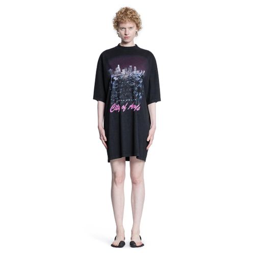 City of Angels T-Shirt Dress - BALENCIAGA - Modalova