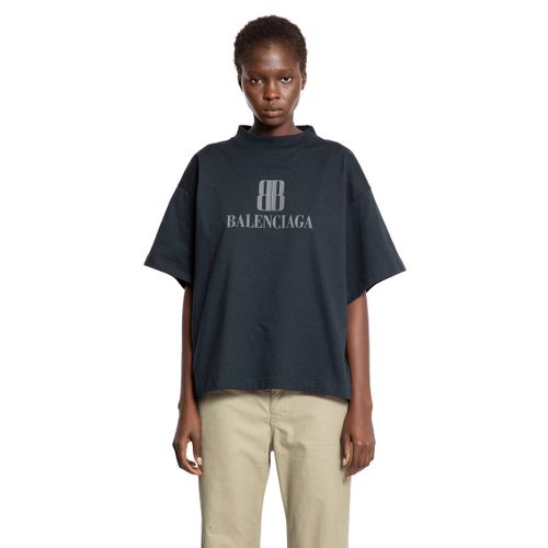 Nano BB Cropped T-Shirt - BALENCIAGA - Modalova