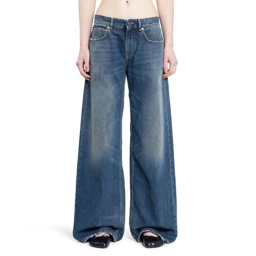 Wide Leg Baggy Jeans - BALENCIAGA - Modalova