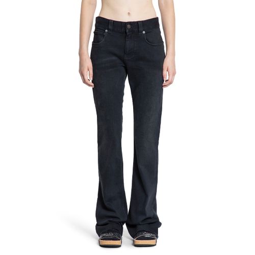 Slim Fit Bootcut Pants in Cotton Denim - BALENCIAGA - Modalova