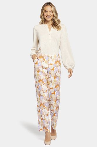 Marilyn Trouser Blumendruck Stretch-Leinen | - Nydj - Modalova