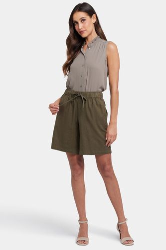 Breezy Bermuda Shorts In Stretch Linen | - Nydj - Modalova