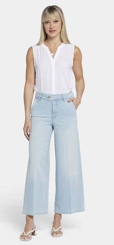 High Rise Mona Wide Leg Ankle Jeans Hellblau Premium Denim | - Nydj - Modalova