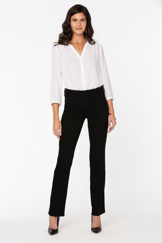 Marilyn Straight Jeans Schwarzer Premium Denim (Tall) | - Nydj - Modalova