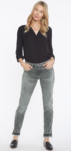 Margot Girlfriend Jeans Grauem Premium Denim | - Nydj - Modalova