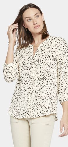 Pintuck Blouse Animal Print | - Nydj - Modalova