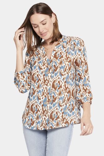 Pintuck Blouse Graphic Print | - Nydj - Modalova