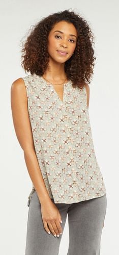 Sleeveless Pintuck Blumendruck | - Nydj - Modalova