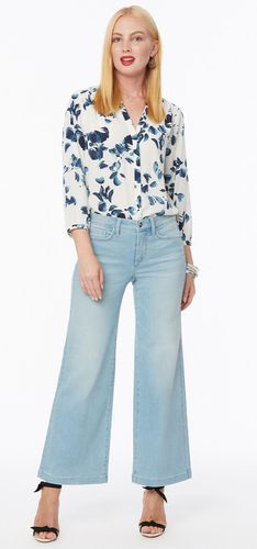 Teresa Wide Leg Ankle Jeans Hellblauem Premium Denim | - Nydj - Modalova