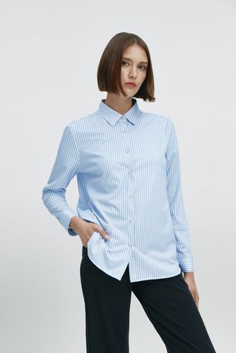 Camisa de mujer rayas azules oversized - Sepiia - Modalova
