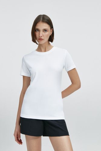 Camiseta mujer básica blanca - Sepiia - Modalova