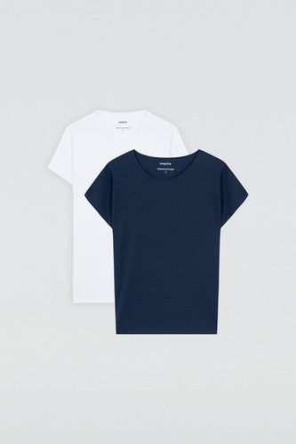 Pack 2 Camisetas básicas (mujer) - Sepiia - Modalova