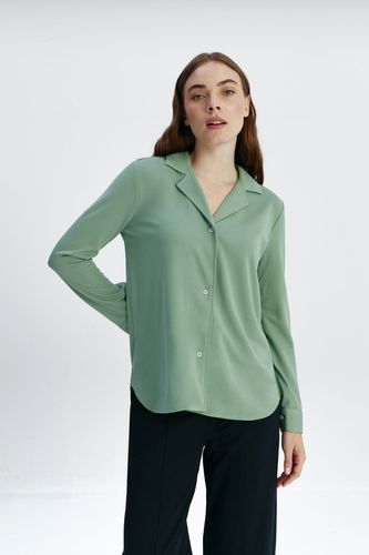 Camisa Bowling Mujer Verde safari - Sepiia - Modalova