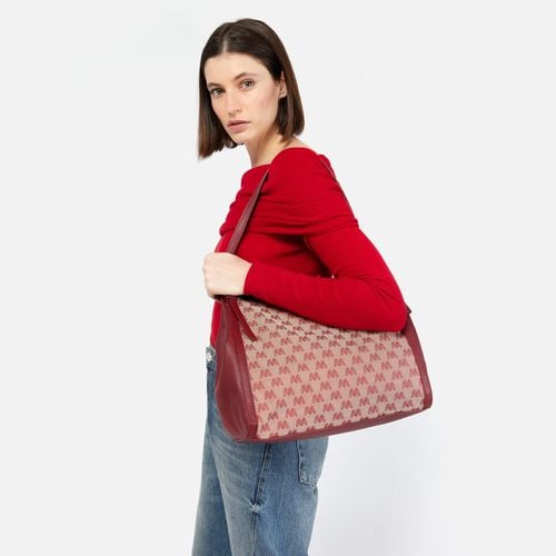 Mongras bolso de hombro grande con estampado monogram - Misako - Modalova