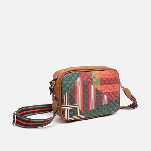 Kropi bolso bandolera con estampado patchwork monograma - Misako - Modalova