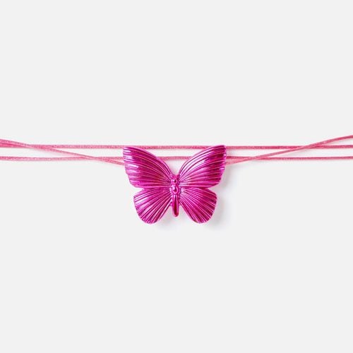 Fly collar tipo choker con mariposa - Misako - Modalova