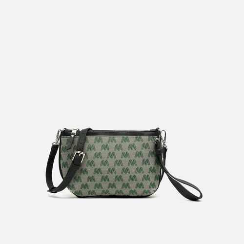 Mongra bolso bandolera pequeño con asa de mano y estampado monogram - Misako - Modalova