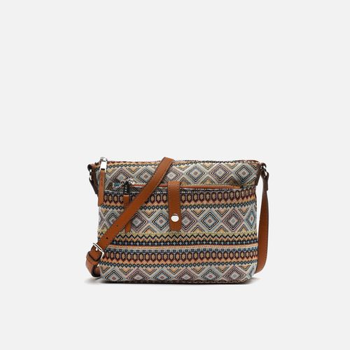 Misi bolso bandolera con estampado jacquard y neceser pequeño - Misako - Modalova