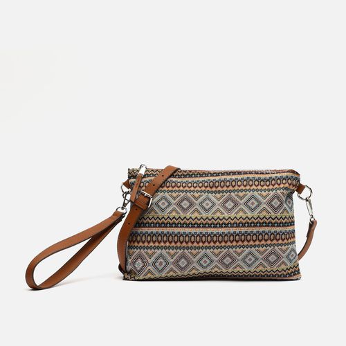 Misi bolso bandolera pequeño con estampado jacquard - Misako - Modalova