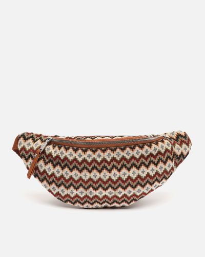 Penji riñonera con estampado jacquard - Misako - Modalova