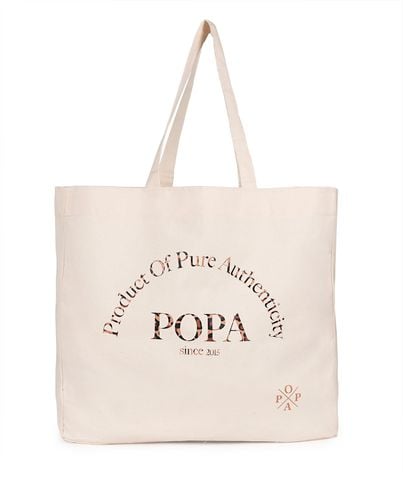 Tote Bag Jasmine Pique Leopardo U - POPA - Modalova