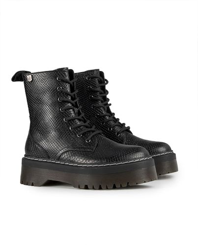 Bota Ania Snake Negro 36 - POPA - Modalova