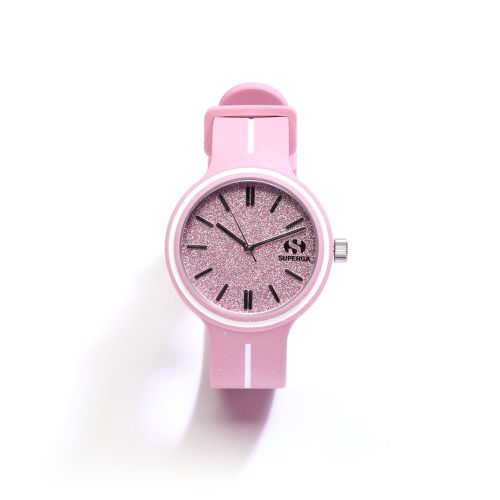 MEDIUM OLD - Analog - Wrist Watch - Donna - STC073 GLITTER PINK - Superga - Modalova