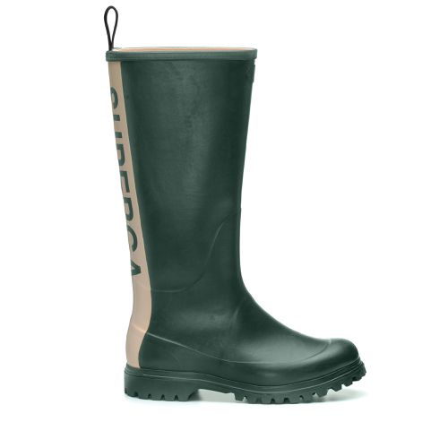 Rubber Boots Lettering - Scarpe - Stivali in gomma - Bianco - Donna - Superga - Modalova