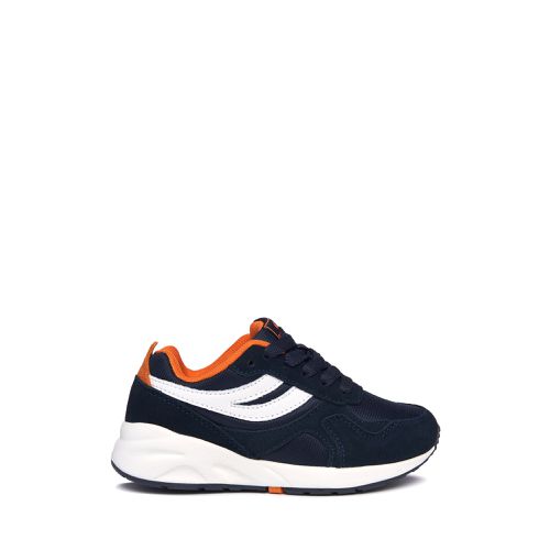 KIDS TRAINING POLY SUEDE - Sneakers - Low Cut - Kid unisex - NAVY-WHITE-ORANGE - Superga - Modalova