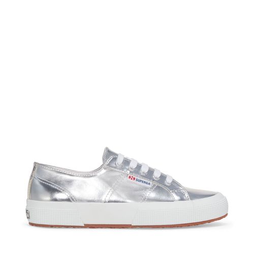 MIRROR SYNTHETIC MATERIAL - Le - Low Cut - Woman - SILVER - Superga - Modalova