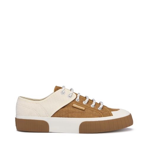 PANELS CORDUROY - Sneakers - Low Cut - Unisex - DUON-WHITE AVORO - Superga - Modalova